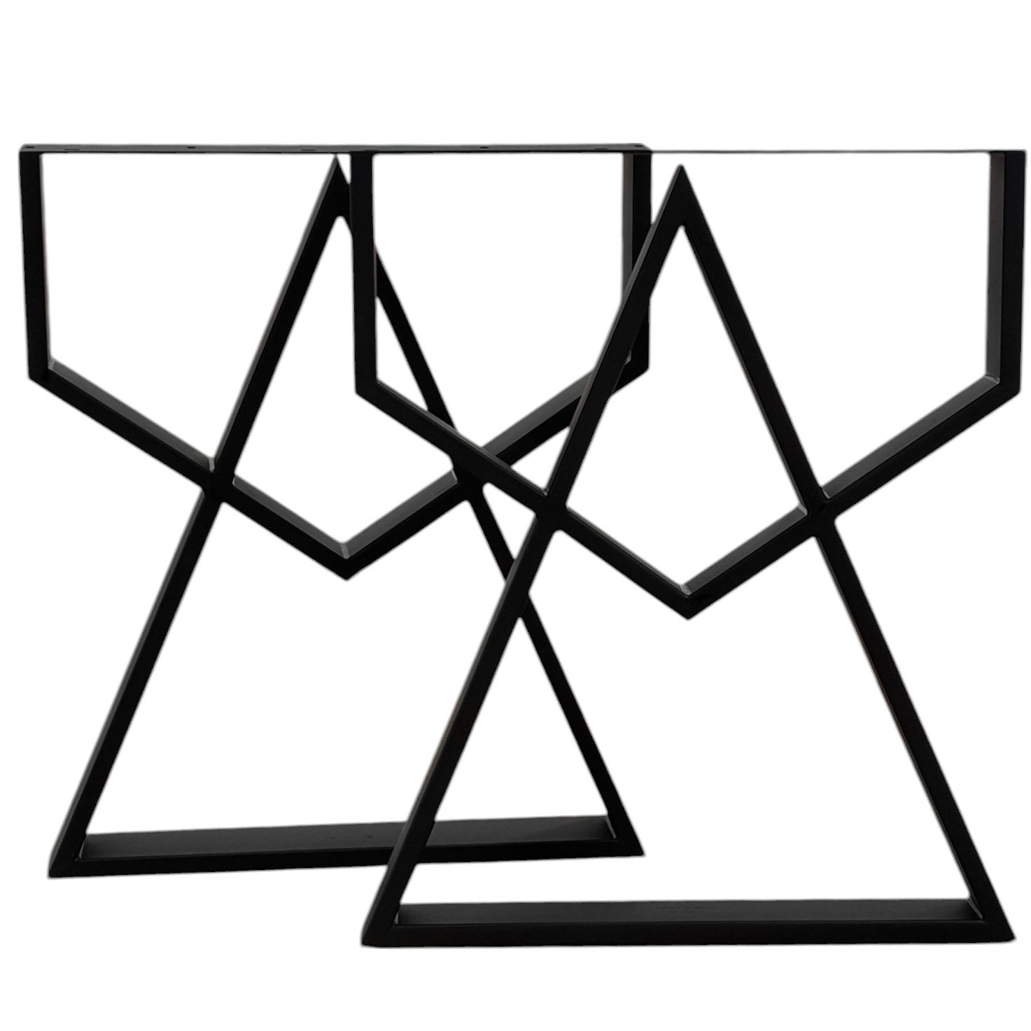 Masa lemn tei, cu picioare masa metal, Adriana, 200 L* 95 l* 75.5 H cm