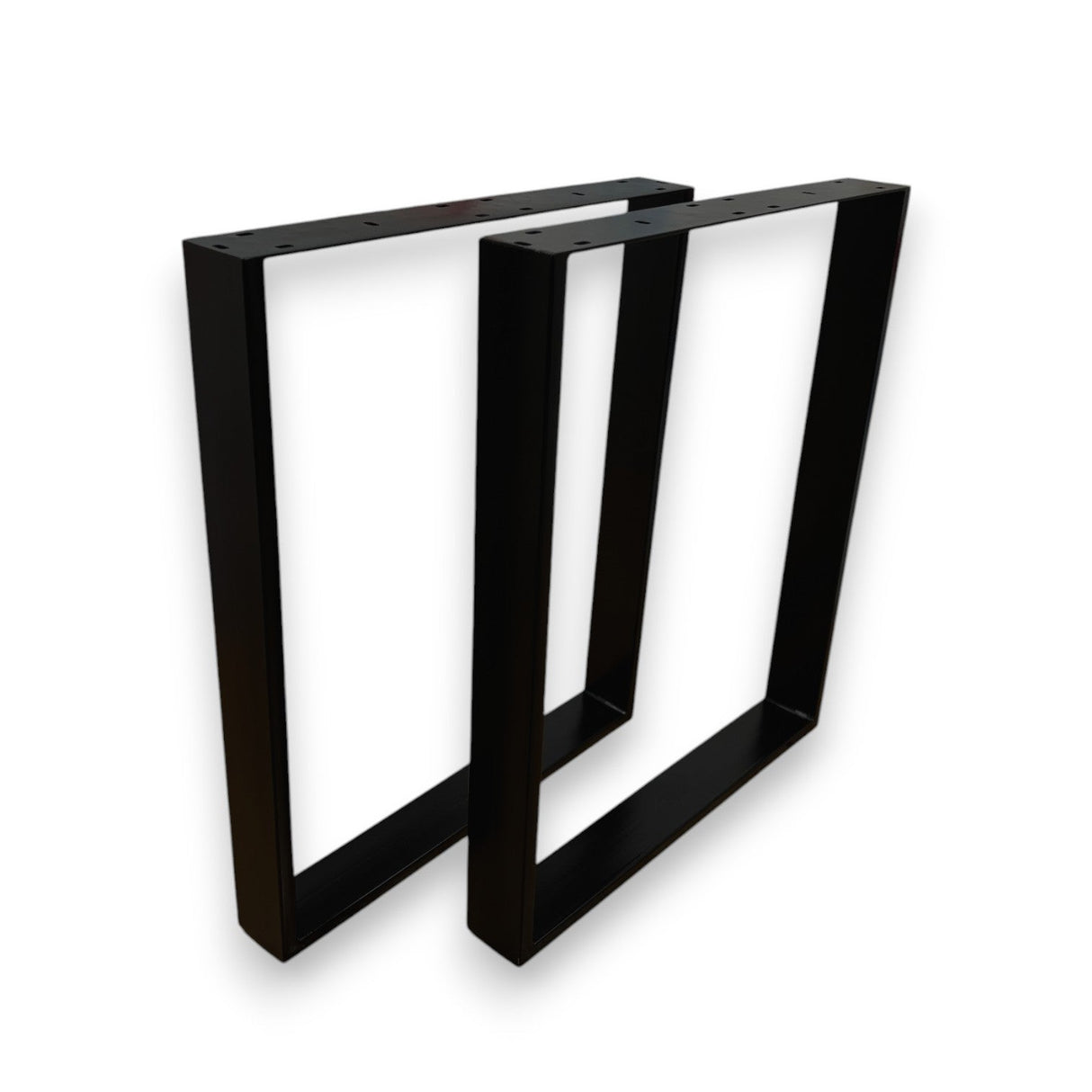 Masa lemn tei, cu picioare masa metal, Selena, 200 L* 95 l* 75.5 H cm - BUZ.RO