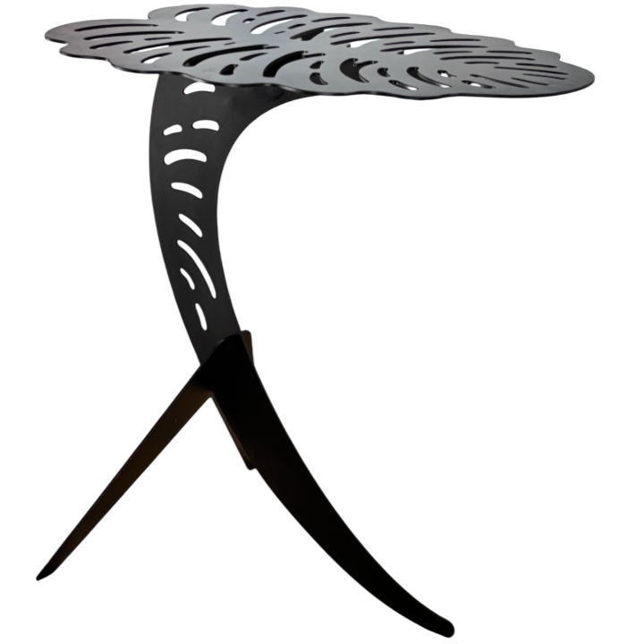 Masuta cafea, masuta laptop pat, portabila, multifunctionala, pentru living, modern, picior metalic METAL