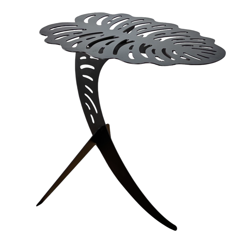 Masuta cafea, masuta laptop pat, portabila, multifunctionala, pentru living, modern, picior metalic METAL