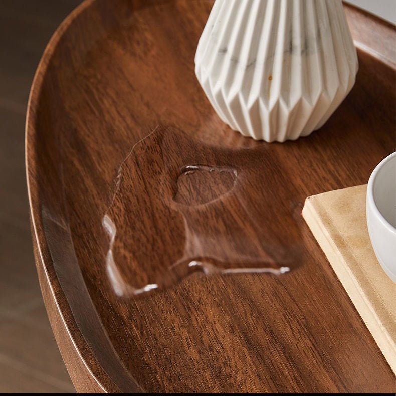 Masuta de cafea cu picior metalic, portabila, model marmura, 40x30x70, LEXI - BUZ.RO