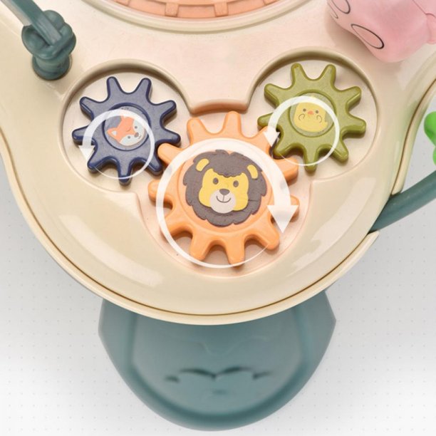 Masuta interactiva pentru bebelusi, copii, cu sunete si jucarii, lumini, educationala