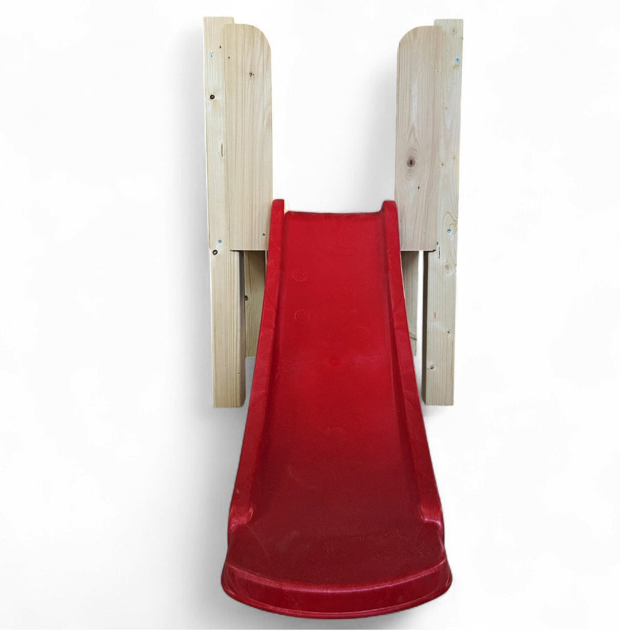 Tobogan complex lemn cu scarita, set joaca, podina, 2-5 ani, 130x80cmx80cm