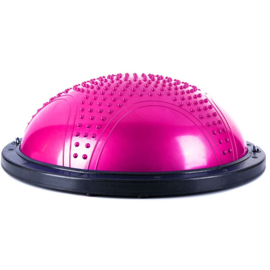 Minge echilibru bosu cu pompa inclusa si corzi elastice, diametru 60cm