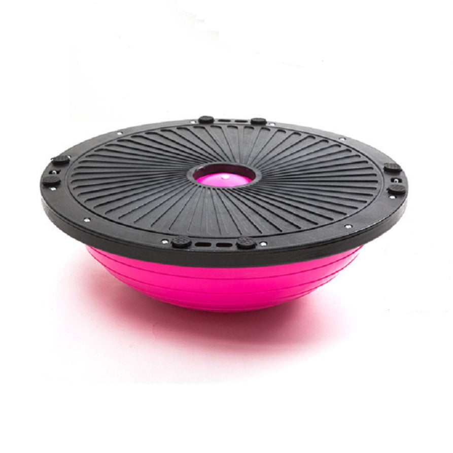 Minge echilibru bosu cu pompa inclusa si corzi elastice, diametru 60cm