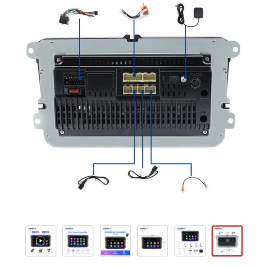 Mp5 player auto, navigatie, radio multimedia VW cu Mirroring Android/iOS, hărți offline, control pe volan, bluetooth 5.0 - BUZ.RO