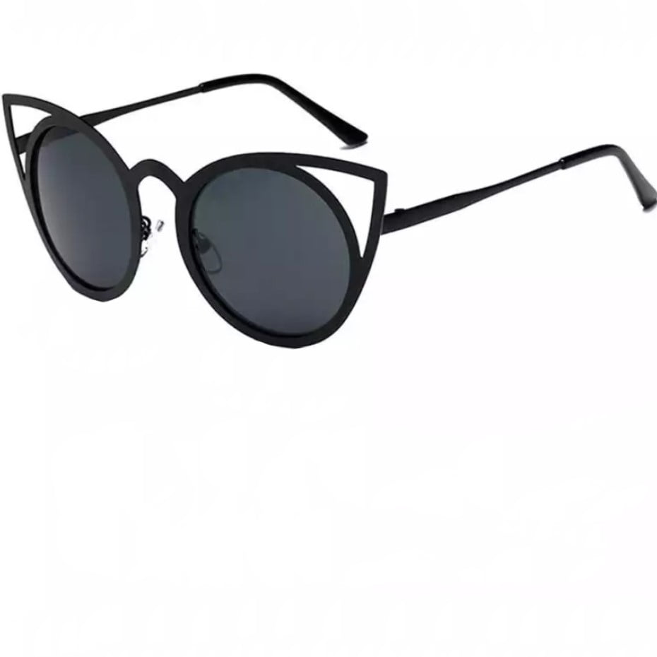 Ochelari de Soare Dama Cat Eye – Lentile Polarizate UV400, Design Elegant All - Black - BUZ.RO