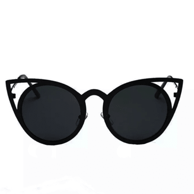 Ochelari de Soare Dama Cat Eye – Lentile Polarizate UV400, Design Elegant All - Black - BUZ.RO