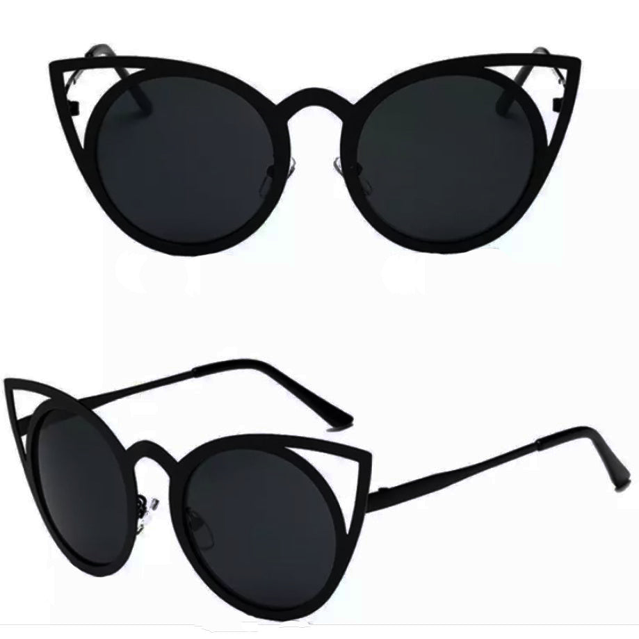 Ochelari de Soare Damă Cat Eye Negru – Lentile Polarizate, UV400, Eleganță și Protecție