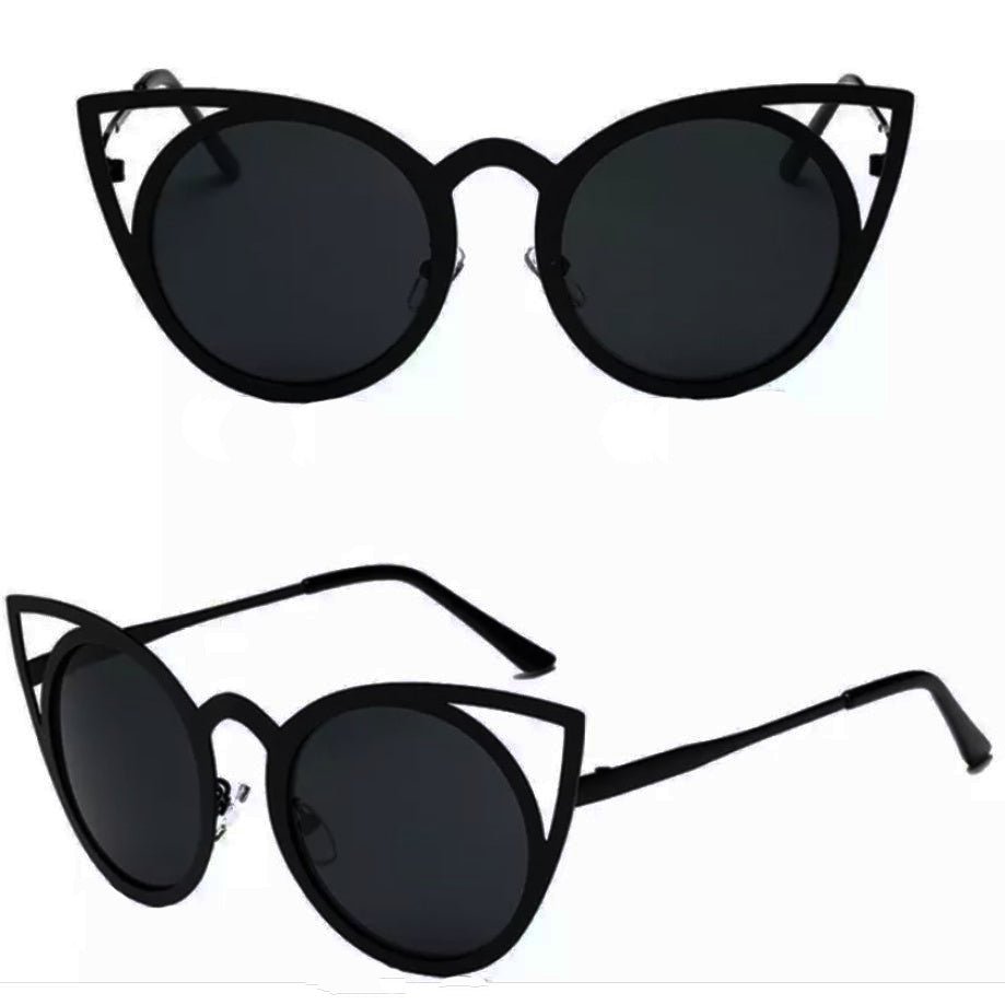 Ochelari de Soare Damă Cat Eye Negru – Lentile Polarizate, UV400, Eleganță și Protecție - BUZ.RO
