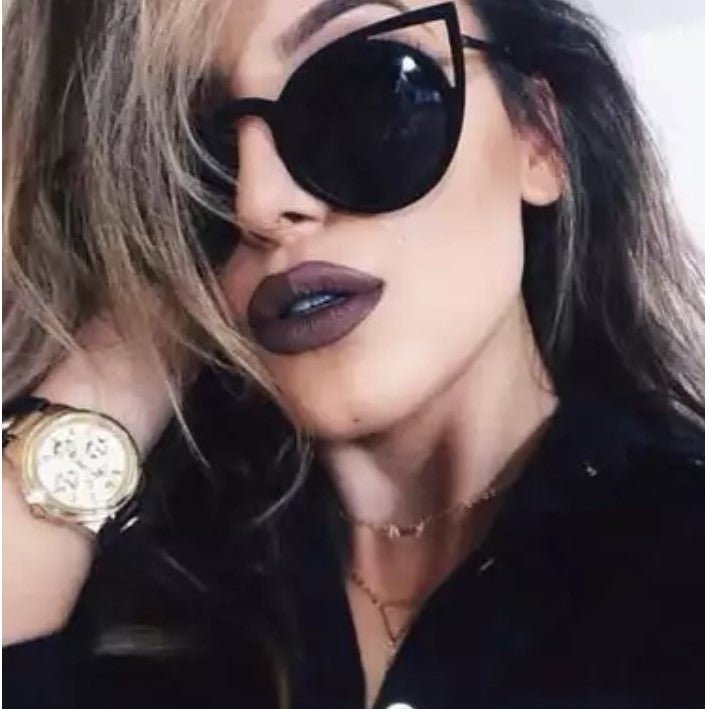 Ochelari de Soare Damă Cat Eye Negru – Lentile Polarizate, UV400, Eleganță și Protecție - BUZ.RO