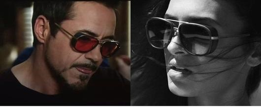 Ochelari de soare Iron Man, negri