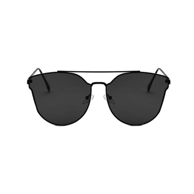 Ochelari de Soare Cat Eye – Lentile Negre, Rame Subțiri, Stil Retro, Protecție UV