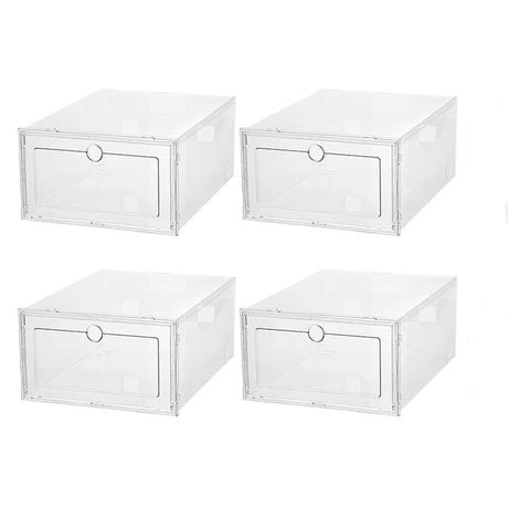 Cutie de depozitare pantofi , transparenta , inchidere cu capac