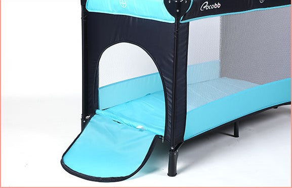 Patut bebe pliabil, usor de transportat, portabil ,design solid si elastic , 65x125x78 gri