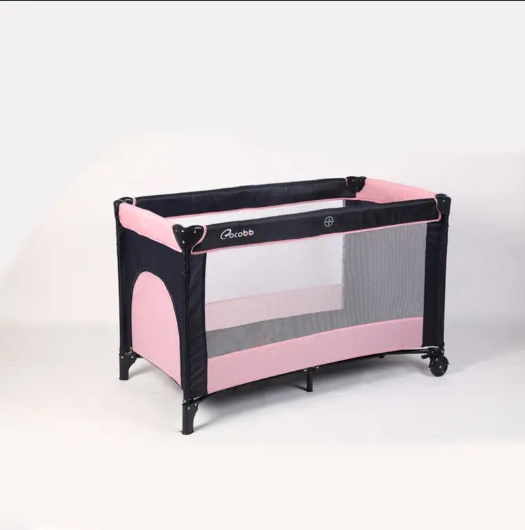 Patut bebe pliabil, usor de transportat, portabil ,design solid si elastic , 65x125x78 gri