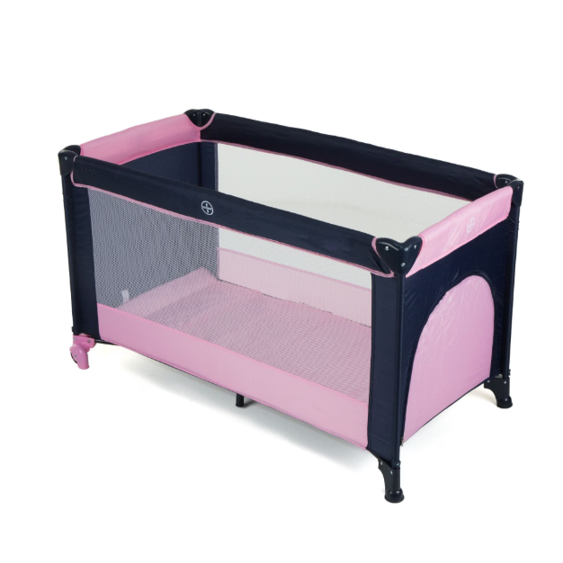 Patut bebe pliabil, usor de transportat, portabil ,design solid si elastic , 65x125x78 gri