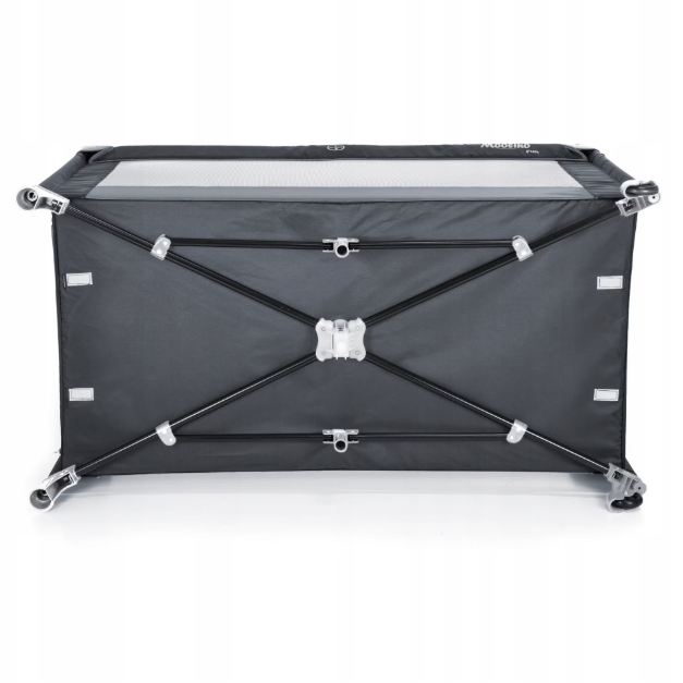 Patut bebe pliabil, usor de transportat, portabil ,design solid si elastic , 65x125x78 gri