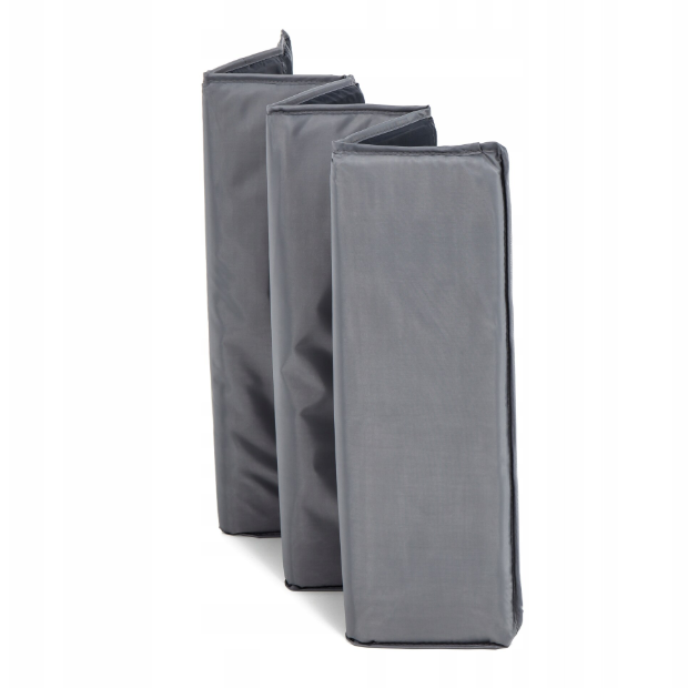 Patut bebe pliabil, usor de transportat, portabil ,design solid si elastic , 65x125x78 gri