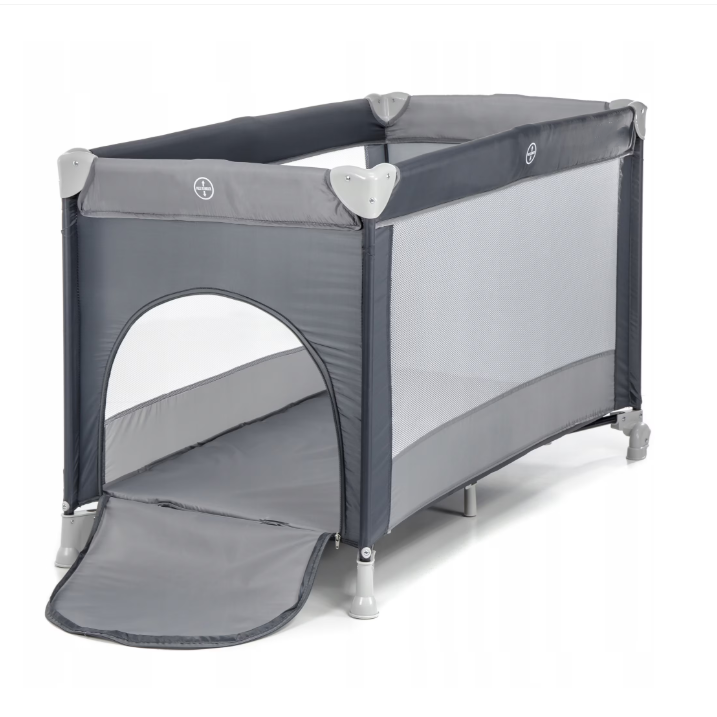 Patut bebe pliabil, usor de transportat, portabil ,design solid si elastic , 65x125x78 gri