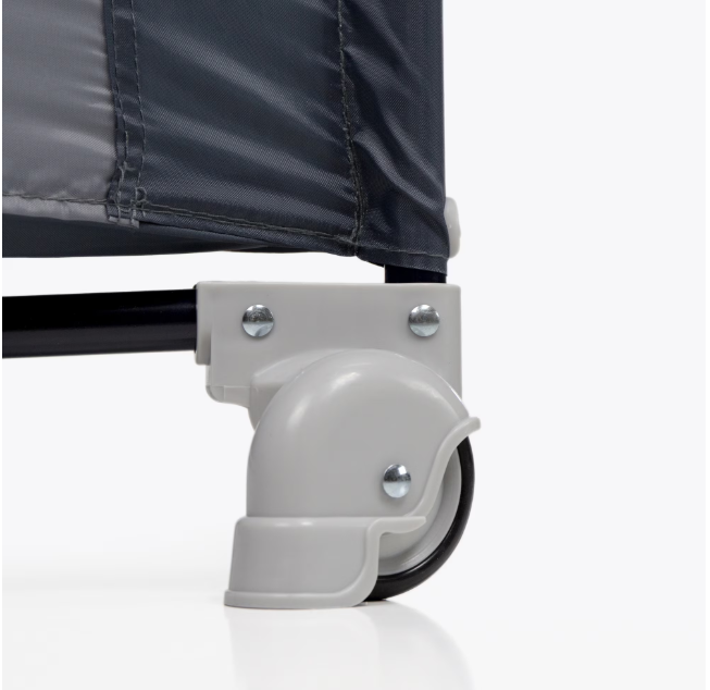 Patut bebe pliabil, usor de transportat, portabil ,design solid si elastic , 65x125x78 gri