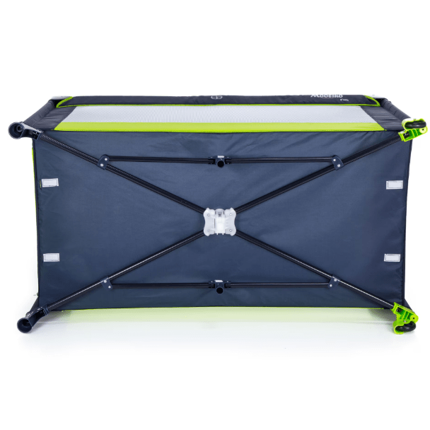 Patut bebe pliabil, usor de transportat, portabil ,design solid si elastic , 65x125x78 gri - BUZ.RO