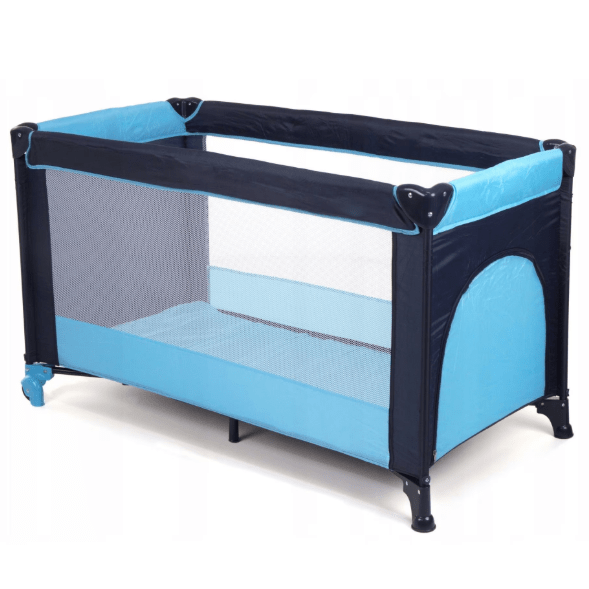 Patut bebe pliabil, usor de transportat, portabil ,design solid si elastic , 65x125x78 gri - BUZ.RO