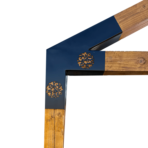 Pavilion Gradina kit Pergola, 3x4 m din lemn, rindeluit, cu imbinari metalice . - BUZ.RO