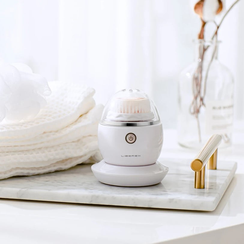 Perie Curățare Facială Liberex – Tehnologie Sonică, 3 Viteze, Capete Interschimbabile, Reîncărcare Wireless