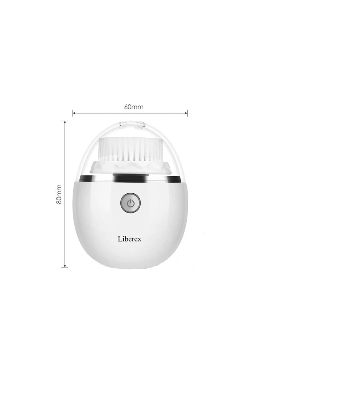 Perie Curățare Facială Liberex – Tehnologie Sonică, 3 Viteze, Capete Interschimbabile, Reîncărcare Wireless