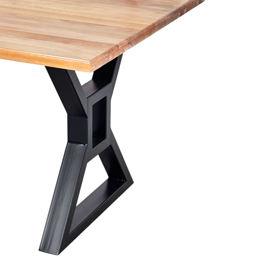 Picioare metalice masa, set metal, 2 bucati, mobilier dining, 65x8x72 CM