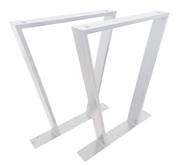 Picioare metalice masa, set metal, 2 bucati, mobilier dining, 60x 8 x 73cm