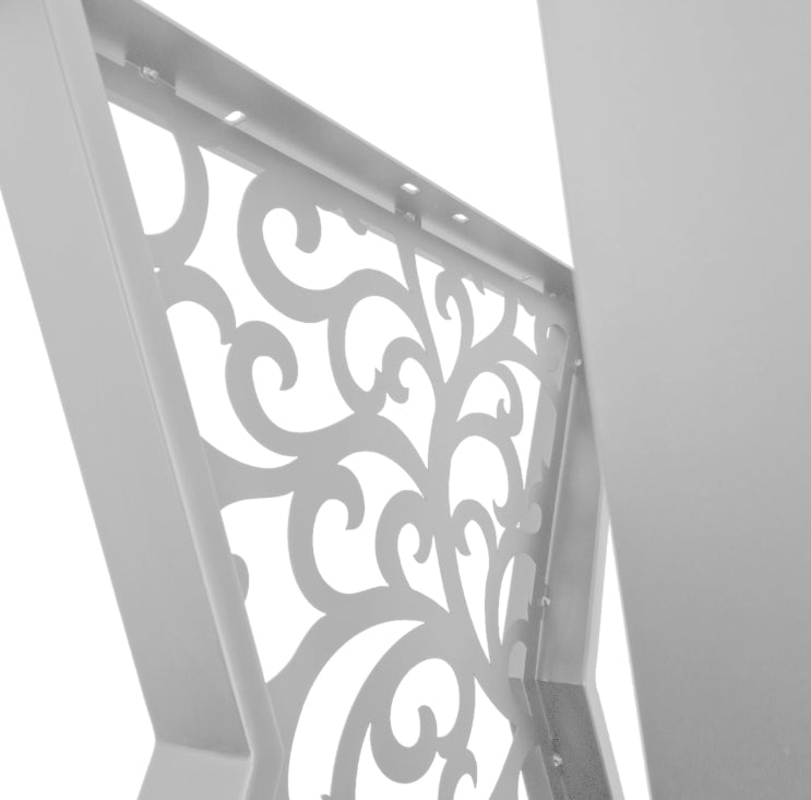 Picioare metalice masa, set metal, 2 bucati, mobilier dining, 65 x 8 x 73 cm  NEGRU