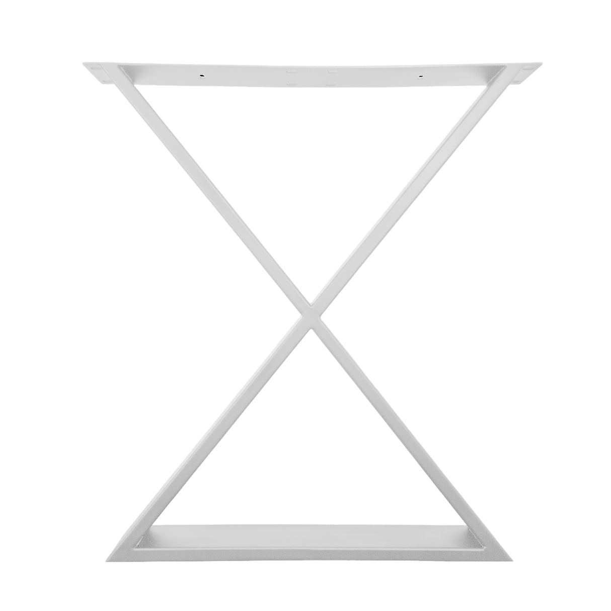 Picioare metalice masa, set metal, 2 bucati, mobilier dining, 60 x 72 x 8 cm
