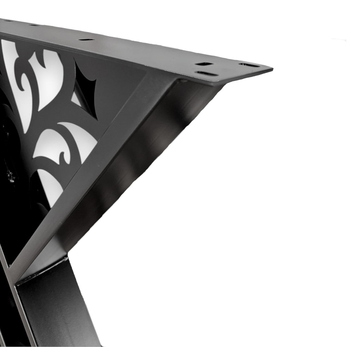 Picioare metalice masa, set metal, 2 bucati, mobilier dining, 65 cm x8 cm x73 cm - BUZ.RO