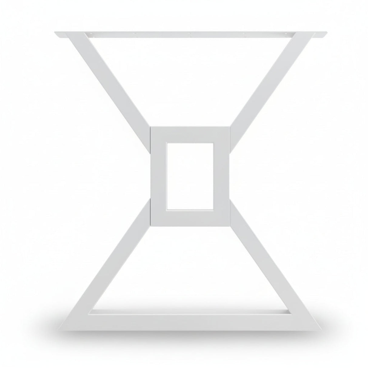 Picioare metalice masa, set metal, 2 bucati, mobilier dining, 65x8x72 CM - BUZ.RO