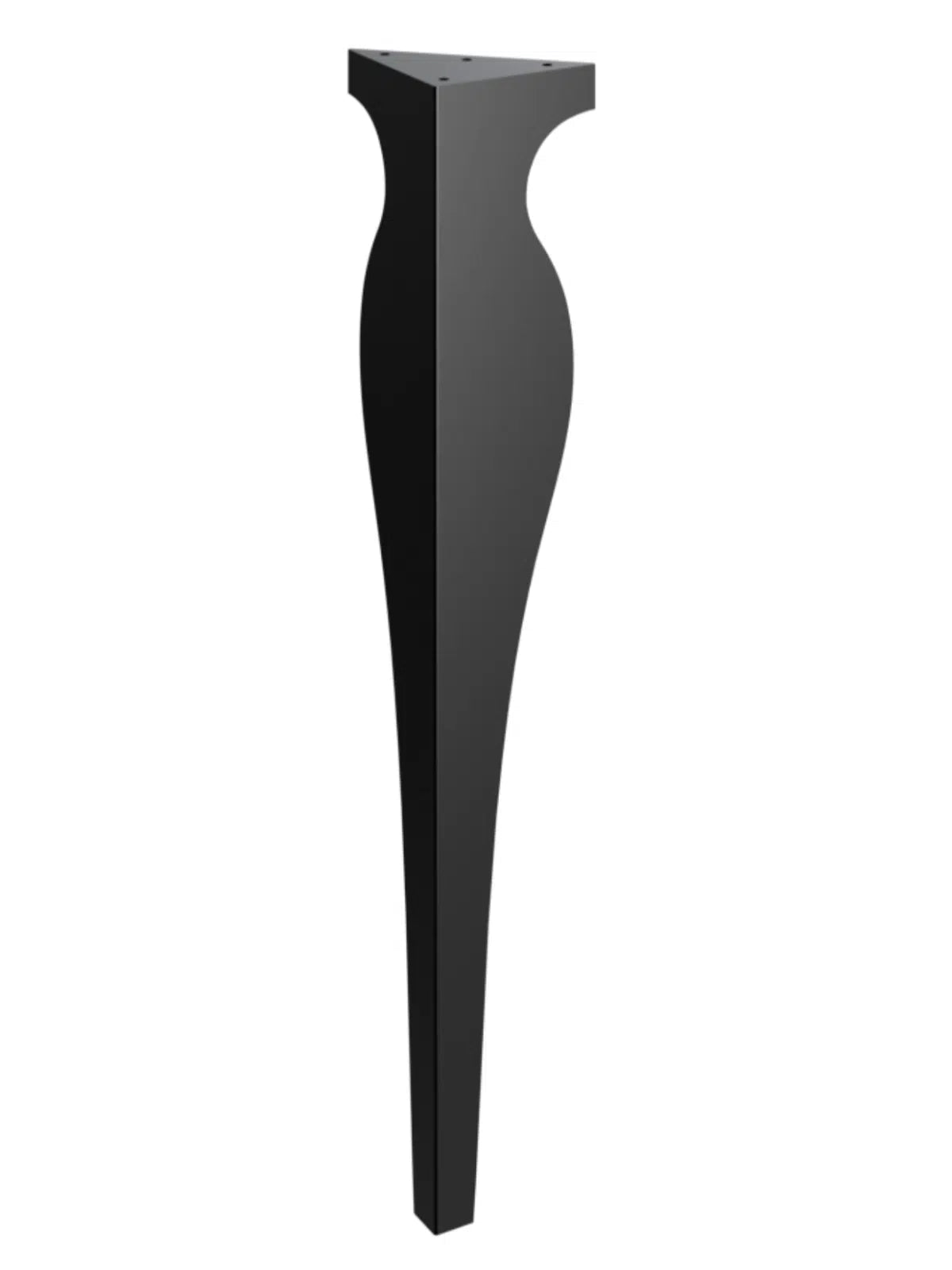 Picioare metalice mobilier,masa dinning, masuta cafea,comoda,consola, model clepsidra, set 4 bucati - BUZ.RO