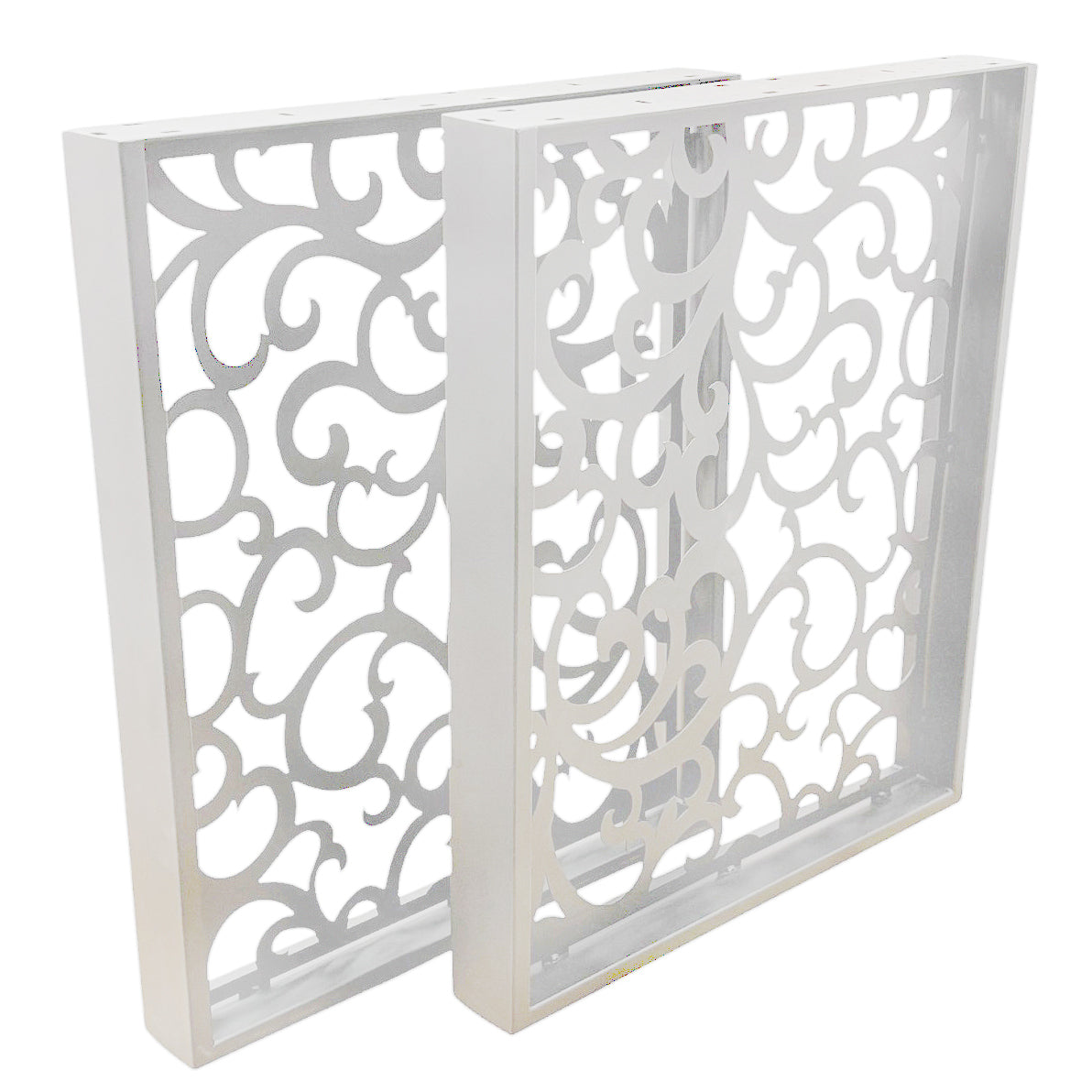 Picioare metalice , set 2 picioare ,negre ,albe , aurii , vopsite ,finisate , 60x71,8x60cm