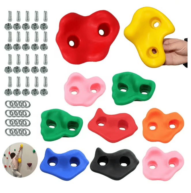 Pietre de catarat, alpinism, set pentru copii, set de 10 bucati, exterior - BUZ.RO