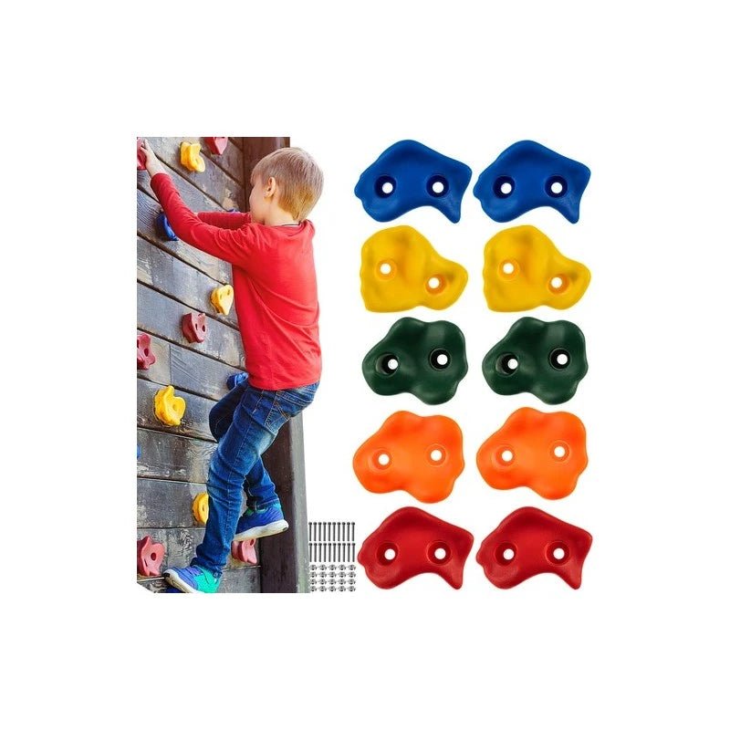 Pietre de catarat, alpinism, set pentru copii, set de 10 bucati, exterior - BUZ.RO