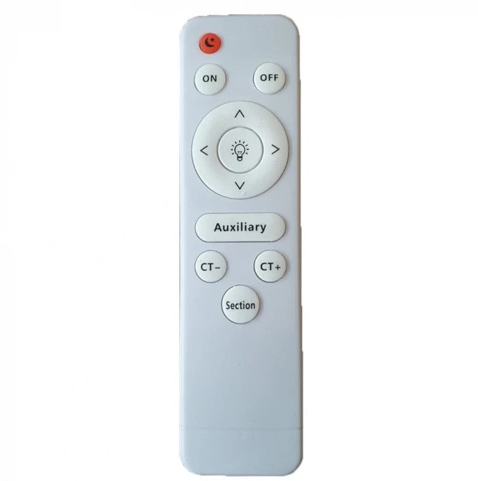 Plafoniera lustra LED, moderna, aluminiu, 3 culori, telecomanda integrata, 37X46.5 cm