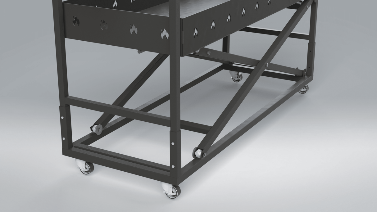 Protap Rotisor inox ,electric profesional 100 kg , porc ,purcel,vitel,berbecut,berbec ,cu focar reglabil, 160 cm x 60 cm - BUZ.RO