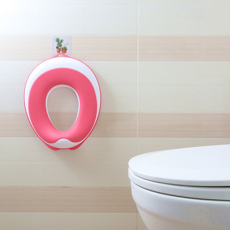 Reductor WC copii, portabil, antiderapant, cu inel de prindere - BUZ.RO