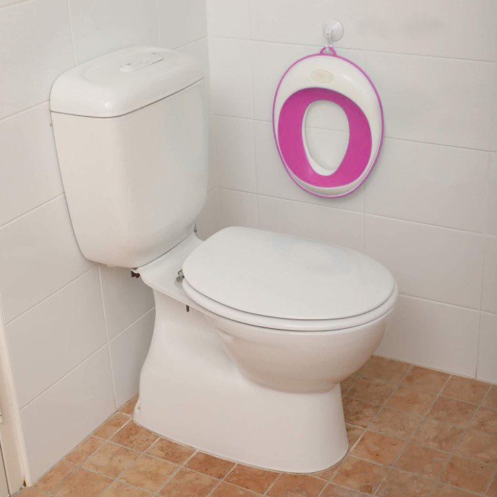 Reductor WC copii, portabil, antiderapant, cu inel de prindere - BUZ.RO