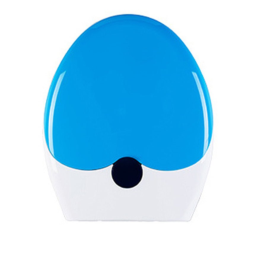 Reductor WC copii portabil, suprafata de siguranta antialunecare, antiderapant, albastru, forma lacrima, 45L x 37l cm - BUZ.RO