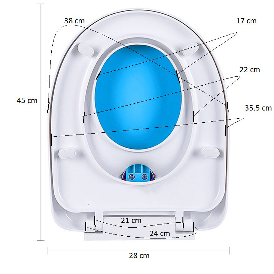 Reductor WC copii portabil, suprafata de siguranta antialunecare, antiderapant, roz, forma ovala, 45Lx38l cm