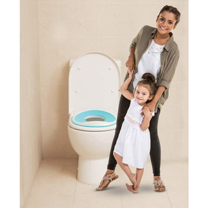Reductor WC copii, portabil, antiderapant, cu inel de prindere