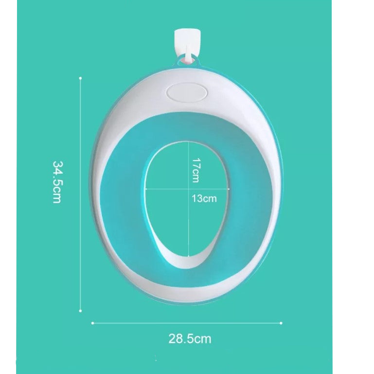 Reductor WC copii, portabil, antiderapant, cu inel de prindere