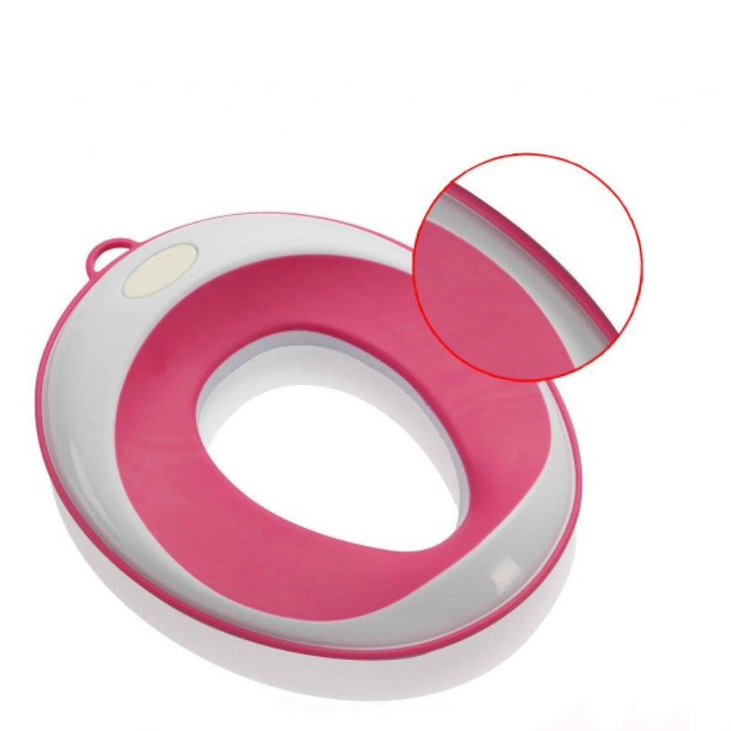 Reductor WC copii, portabil, antiderapant, cu inel de prindere