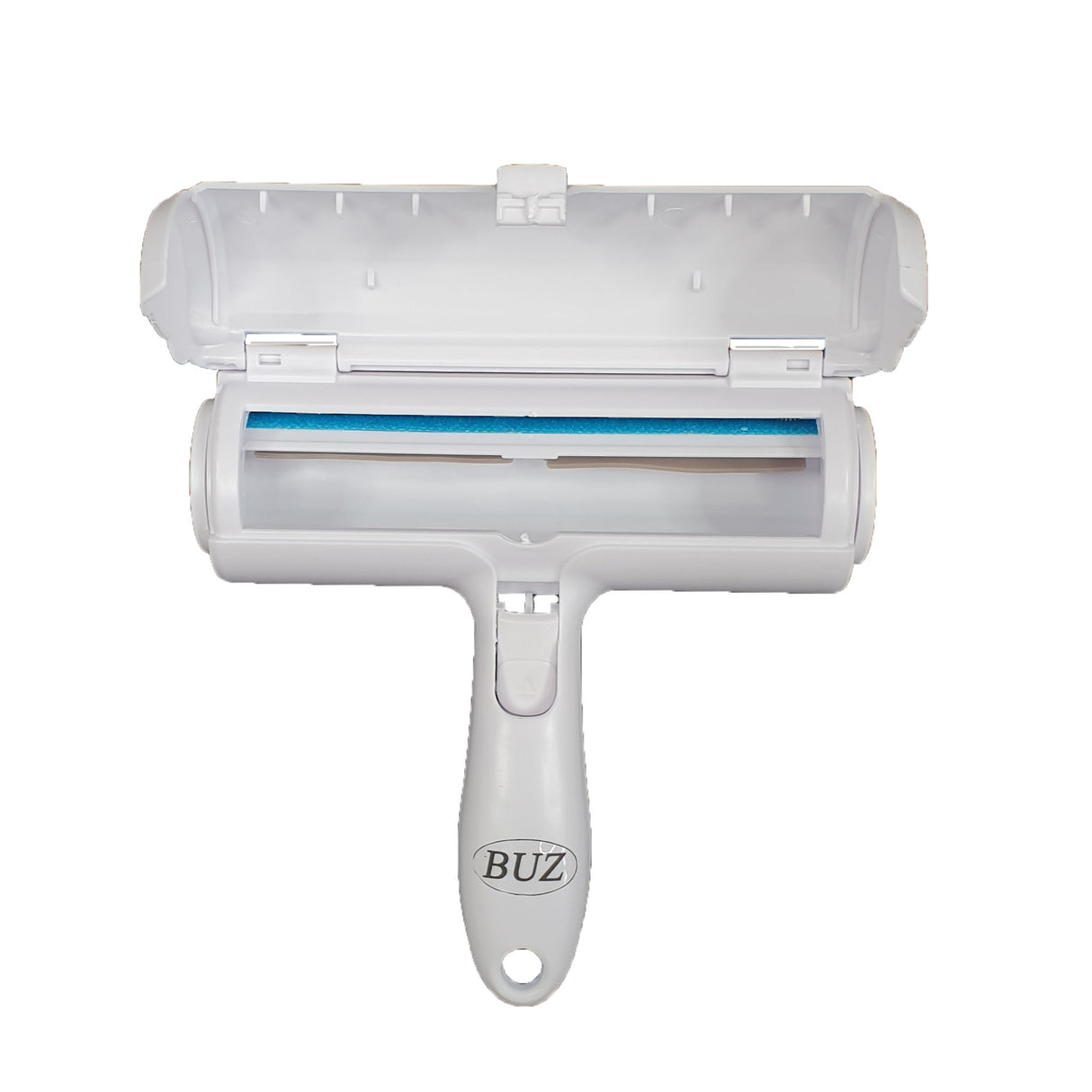 Rola pentru indepartarea scamelor si parului de animale, bidirectionala, albastru, buz